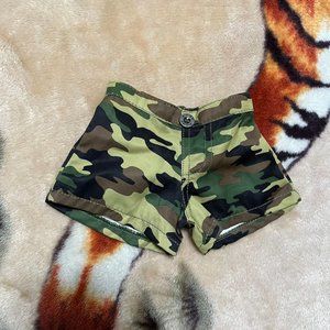 Build-a-Bear Workshop Green Camo Shorts